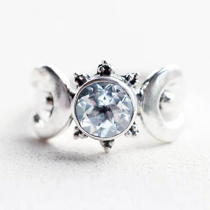 Mystic Moon Goddess Ring