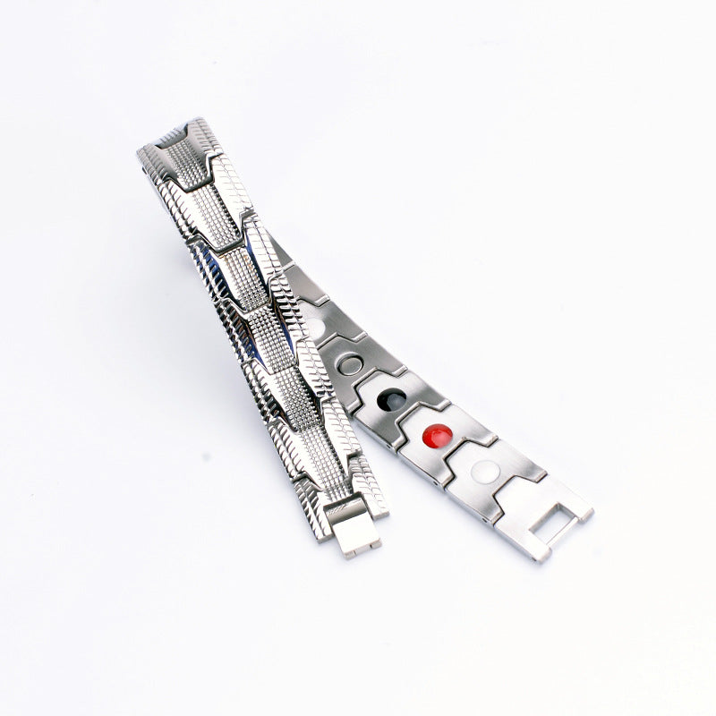 Men's Open Stainless Steel Popular Bracelet