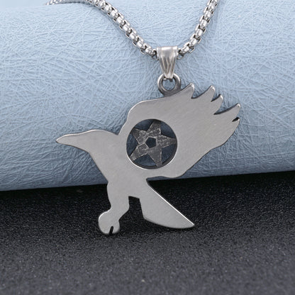 Animal Series Eagle Spreading Wings Pendant Necklace