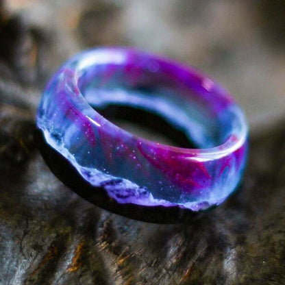 Wood Resin Glow Ring