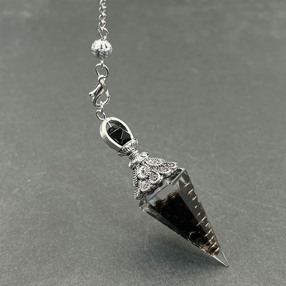 Crystal Obsidian Calm And Peace Pendulum