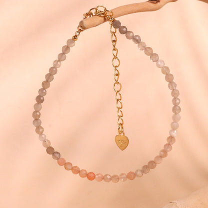 Mixed Gradient Color Sunstone Bracelet