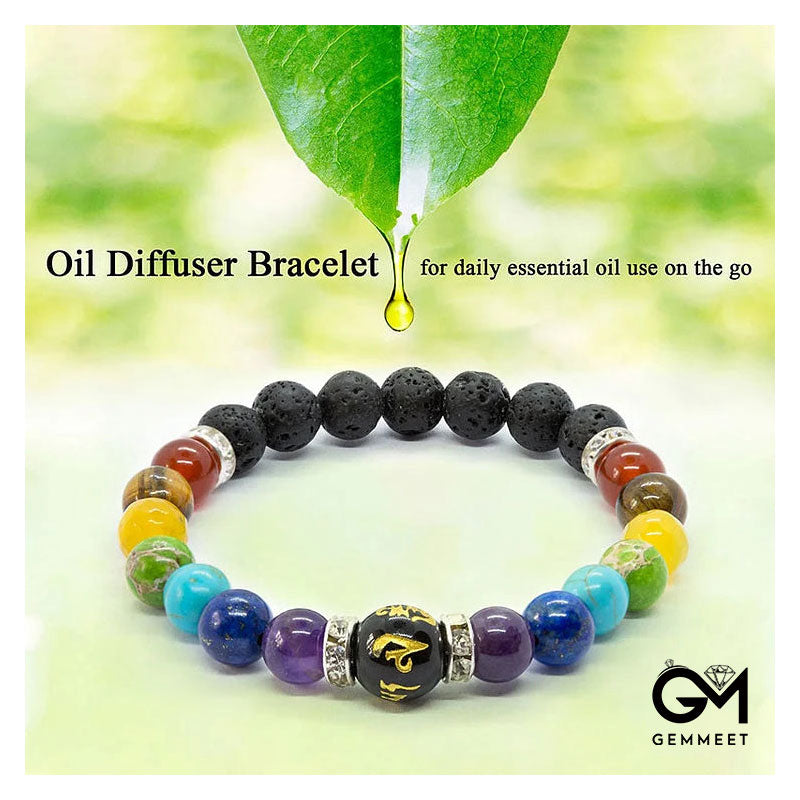 Anxiety Relief Crystal Healing Chakra Bracelet