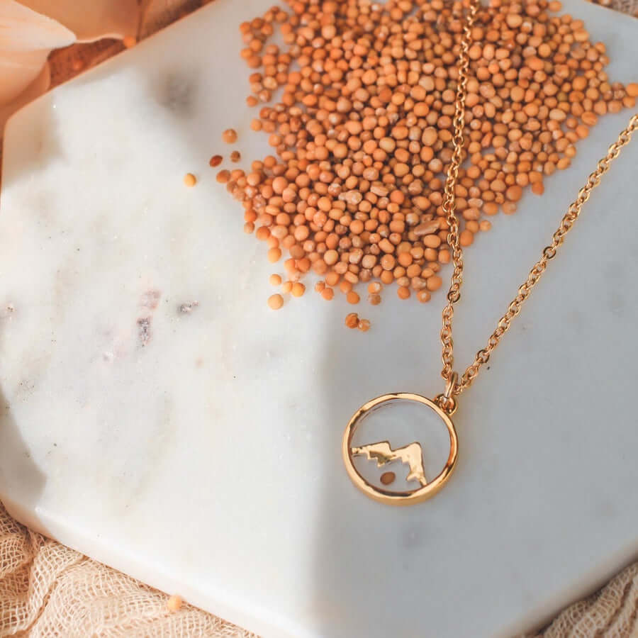 Mountain Mustard Seed Necklace