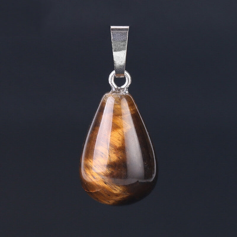 Teardrop Drop Agate Lapis Pear-shaped Pendant