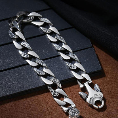 Men's Hollow Iron Chain Bracelet