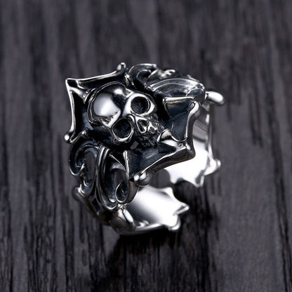 Ghost Pirate Hollow Adjustable Ring