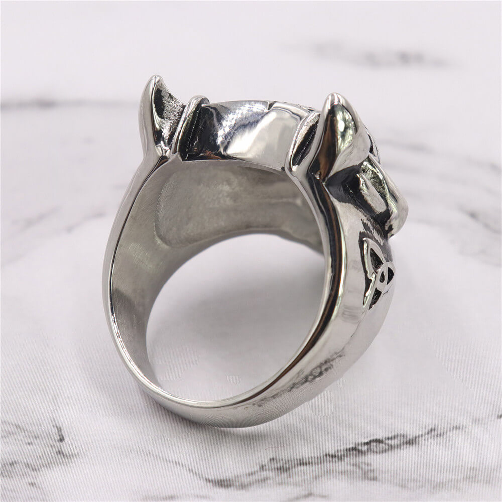 Ancient Greek Mythological Wolf Warrior Ring