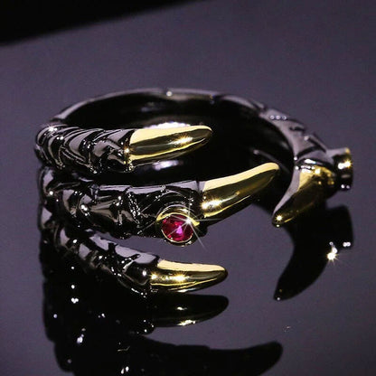 "Spirit Of The Eagle" Creative Men's Eagle Claw Adjustable Ring