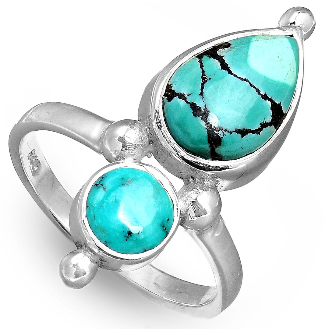 Preorder: Vintage Authentic Turquoise Boho Ring