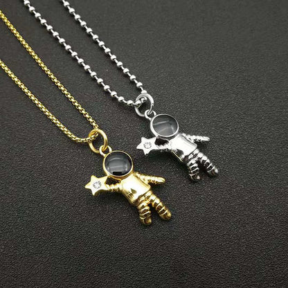 Hip Hop Spaceman Astronaut Couple Pendant