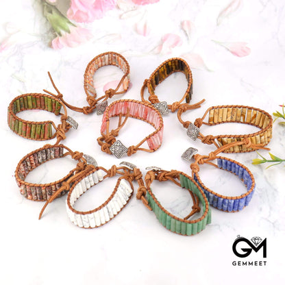 Simple Woven Single-layer Color Bracelet