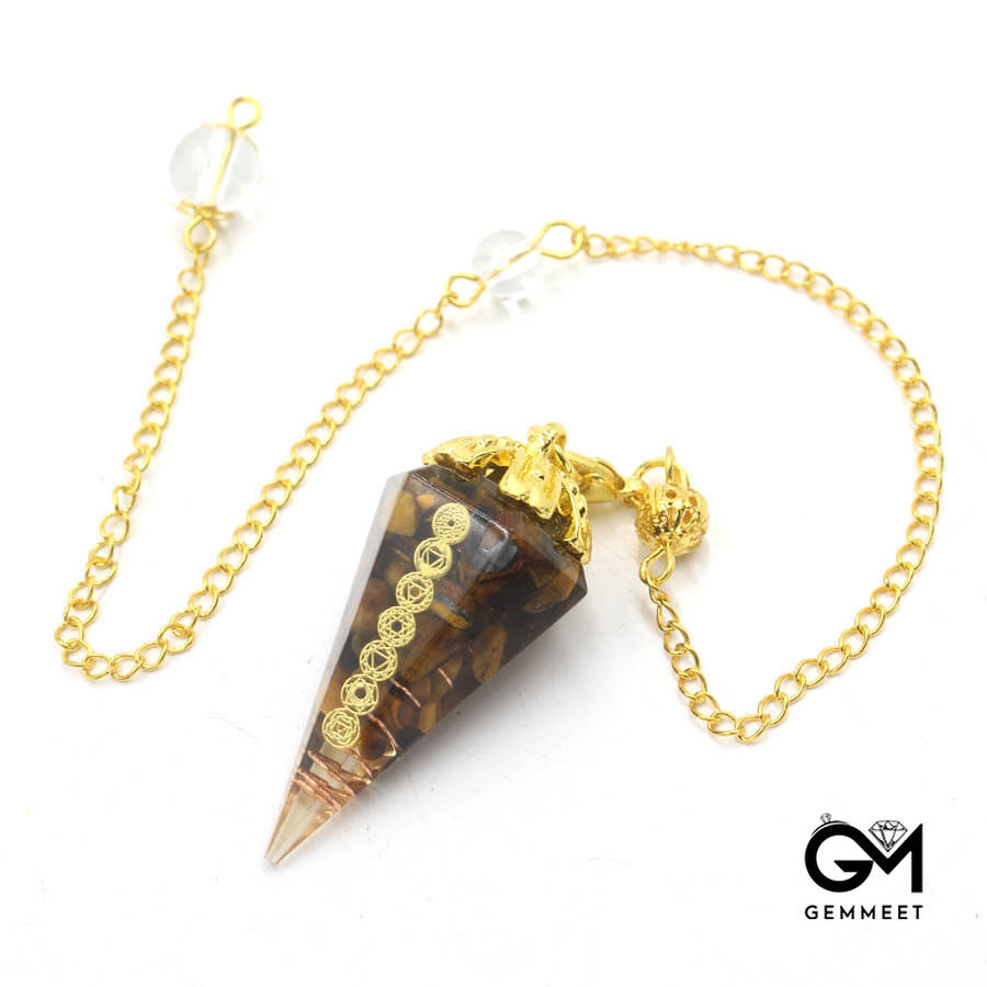 Conical Resin Crystal Spirit Heal Pendant