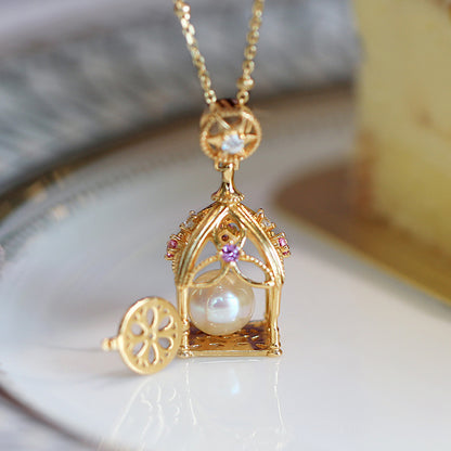 Pearl Can Be Opened To Place Pendant Necklace