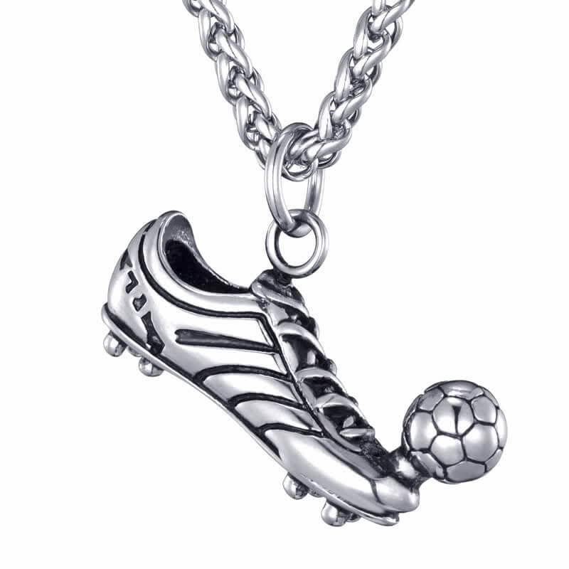 Athlete Sneaker and Soccer Ball Necklace