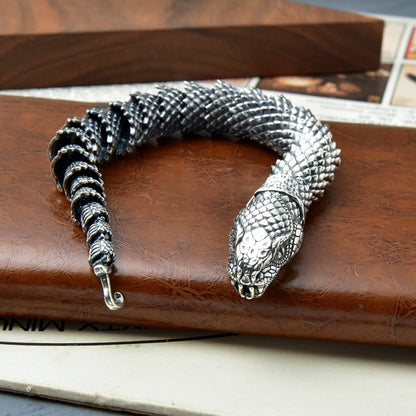 Men's Vintage Snake Bracelet