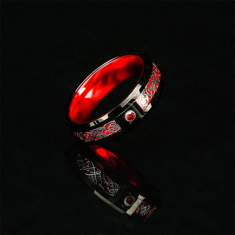 Viking Style Alloy Ring