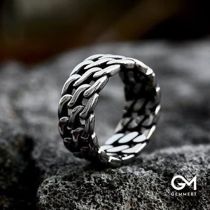 Men's Punk Rock Chain Ring