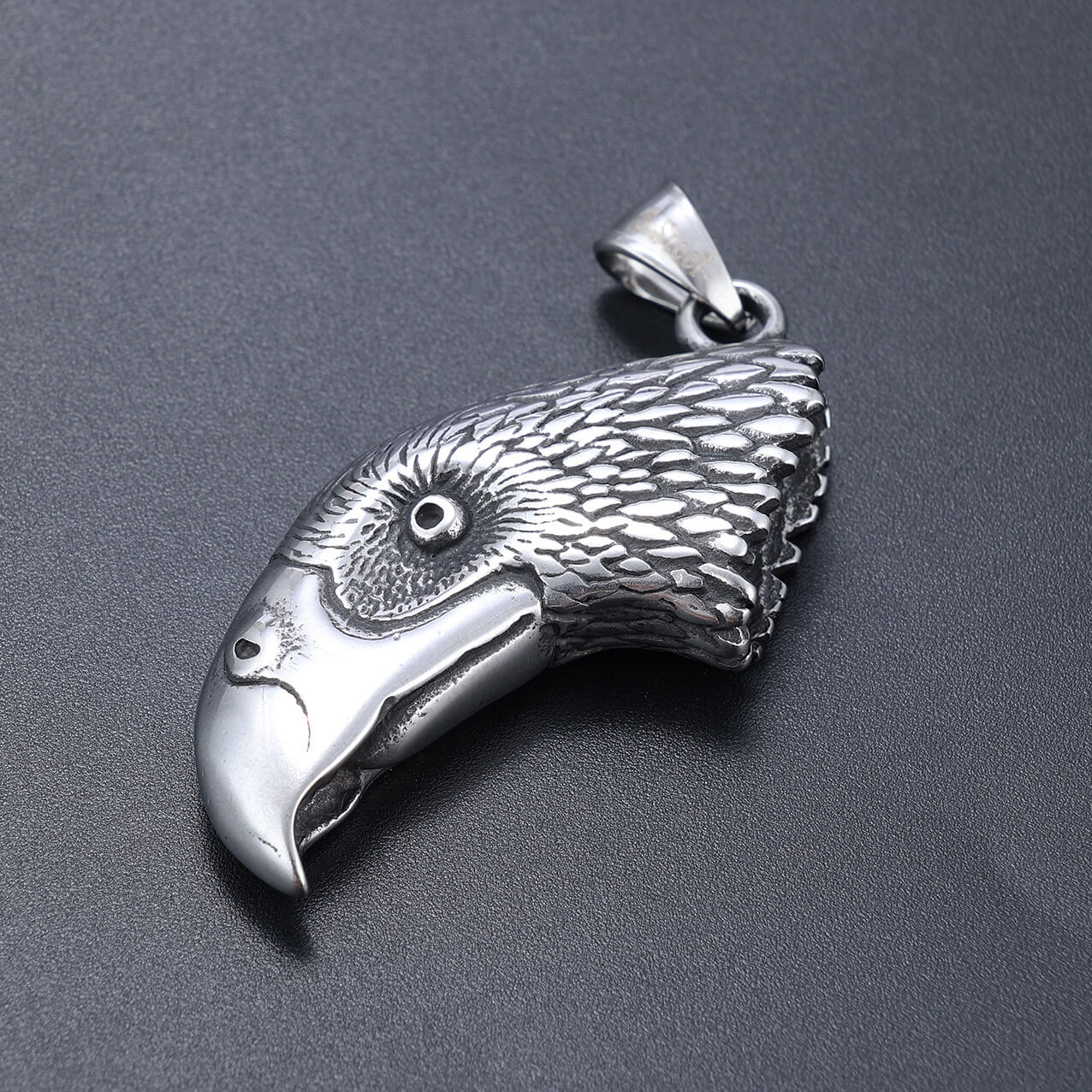 Parrot Bird Head Stainless Steel Pendant