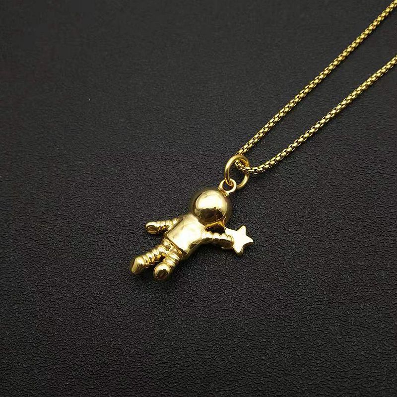 Hip Hop Spaceman Astronaut Couple Pendant