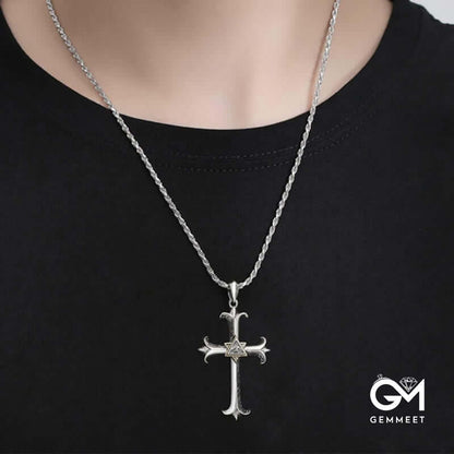 "Eye of God" Cross Necklace