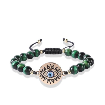 Tiger Eye Evil Eye Protection Bracelet