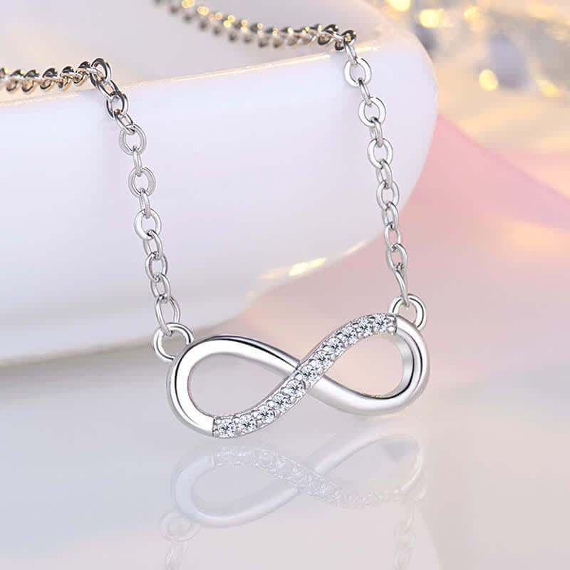 Women's Minimalist Eternity Symbol Necklace