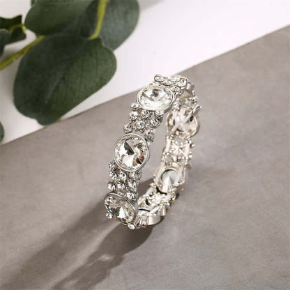 Women's Dramatic Rhinestone Stretchy Bracelet