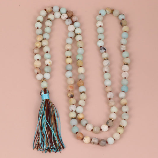 Amazon Stone Yoga Beaded Necklace