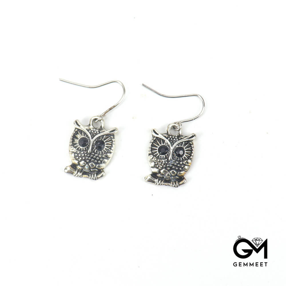 Vintage Owl Stud Earrings