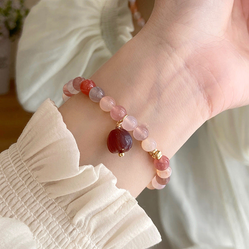 Flower Pearl Shell Stretch Bracelet