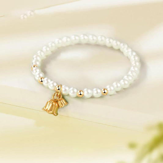 Lily Of The Valley Pearl Bracelet