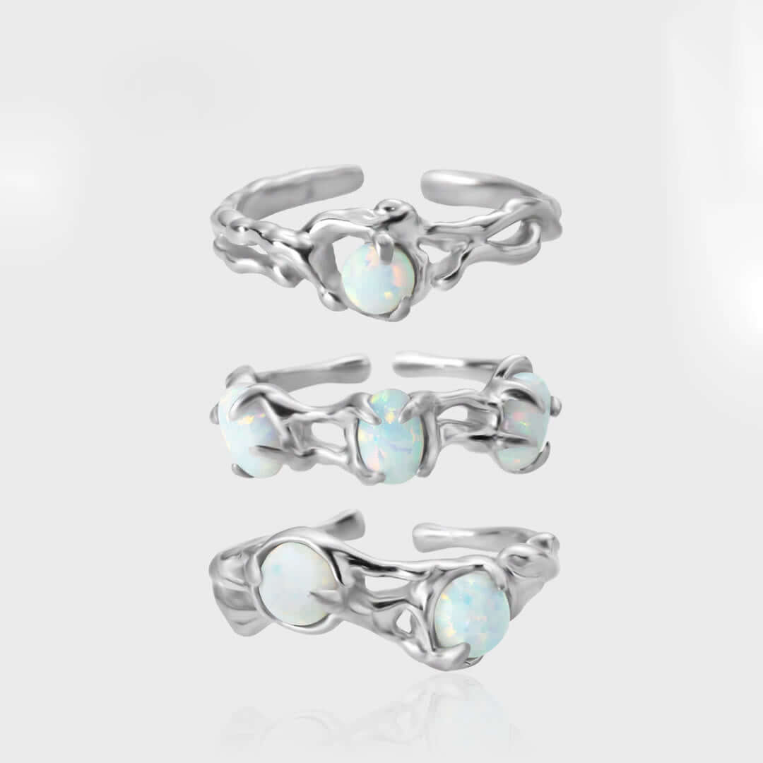 Natural Opal Irregular Ring