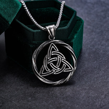 Norse Mythology Viking Rune Stainless Steel Pendant Necklace