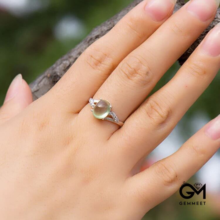 "Ring of Compassion" - Crystal Clear Peridot Ring