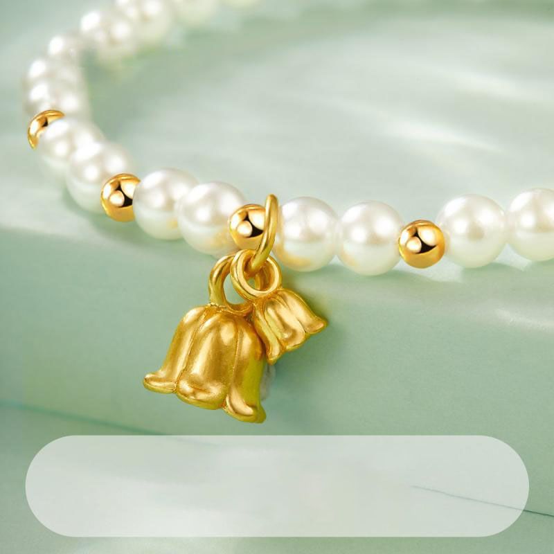 Lily Of The Valley Pearl Bracelet