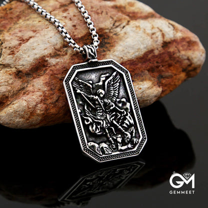 Creative Stainless Steel Viking Axe Necklace