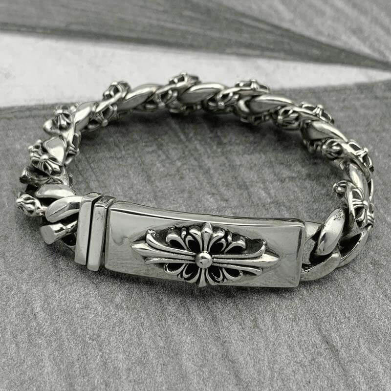 Retro Crucifix Totem Rope Bracelet