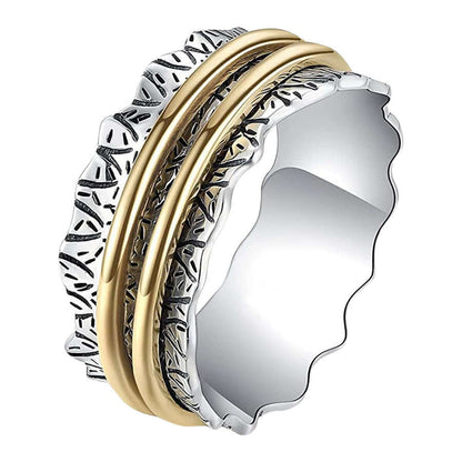 "Together In Love" Fashionable Rotating Decompression Ring