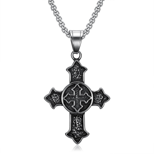 Medieval Knight Cross Pendant