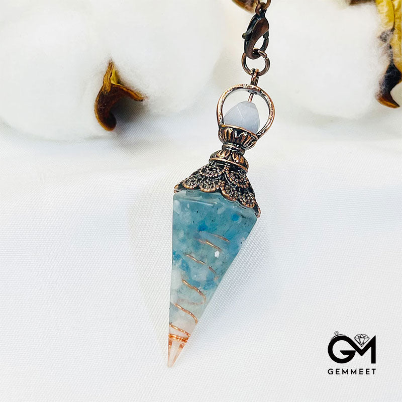 Delicacy Aquamarine Calm And Peace Pendant