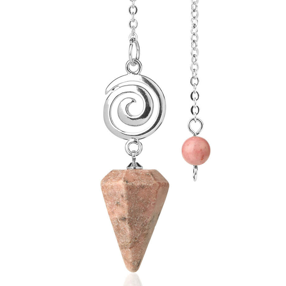 Spiral Crystal Pendant