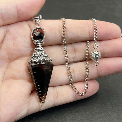 Crystal Obsidian Calm And Peace Pendulum