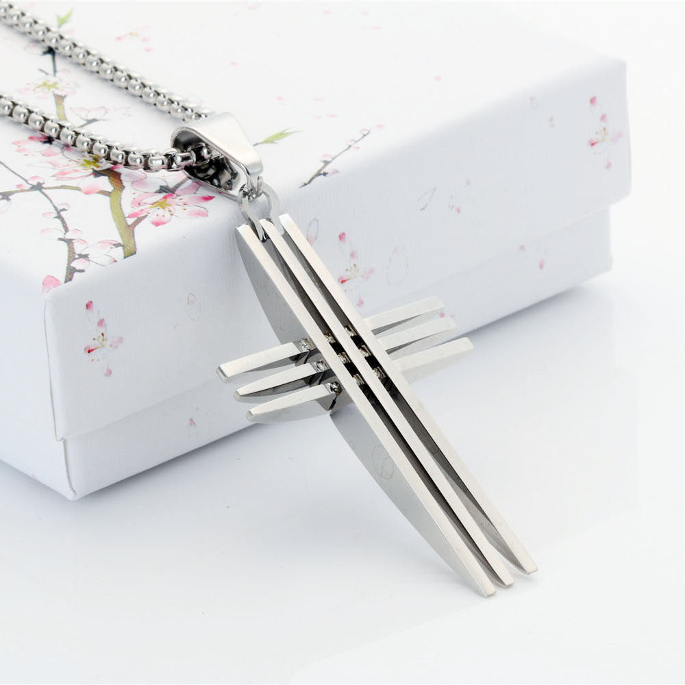 Multi-layered Cross-shaped Personalized Trendy Men's Pendant