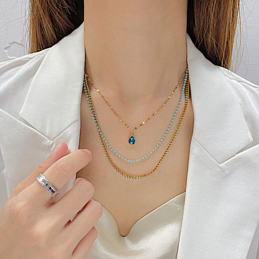 Stylish and Bohemian Style with Multi-layered Necklaces