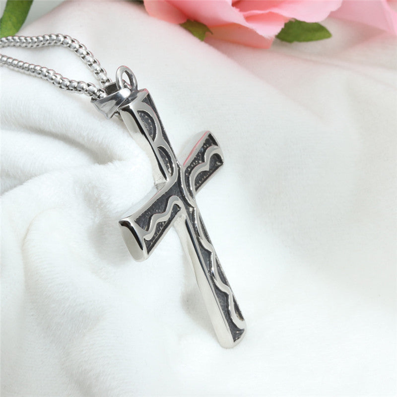 Hip Hop Retro Cross Thread Pendant