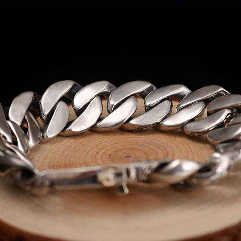 Men's Hippo Retro Rope Prong Link Bracelet