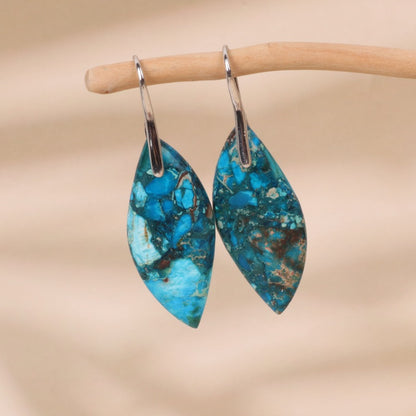 Blue Lancet Earrings