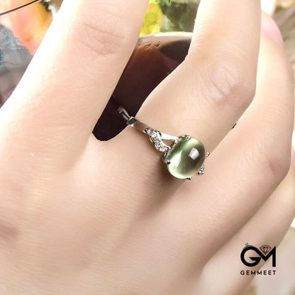 "Ring of Compassion" - Crystal Clear Peridot Ring