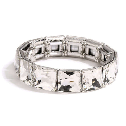 Women's Cubic Rhinestone Stretchy Bracelet